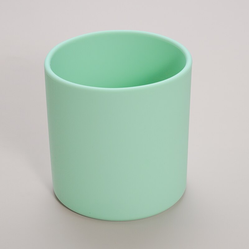 Baby Silicone Lekvrij Snack Cup Peuter Draagbare Voedsel Opbergdoos Baby Leren Drinkwater Cup Bpa Gratis Siliconen: 017-mint