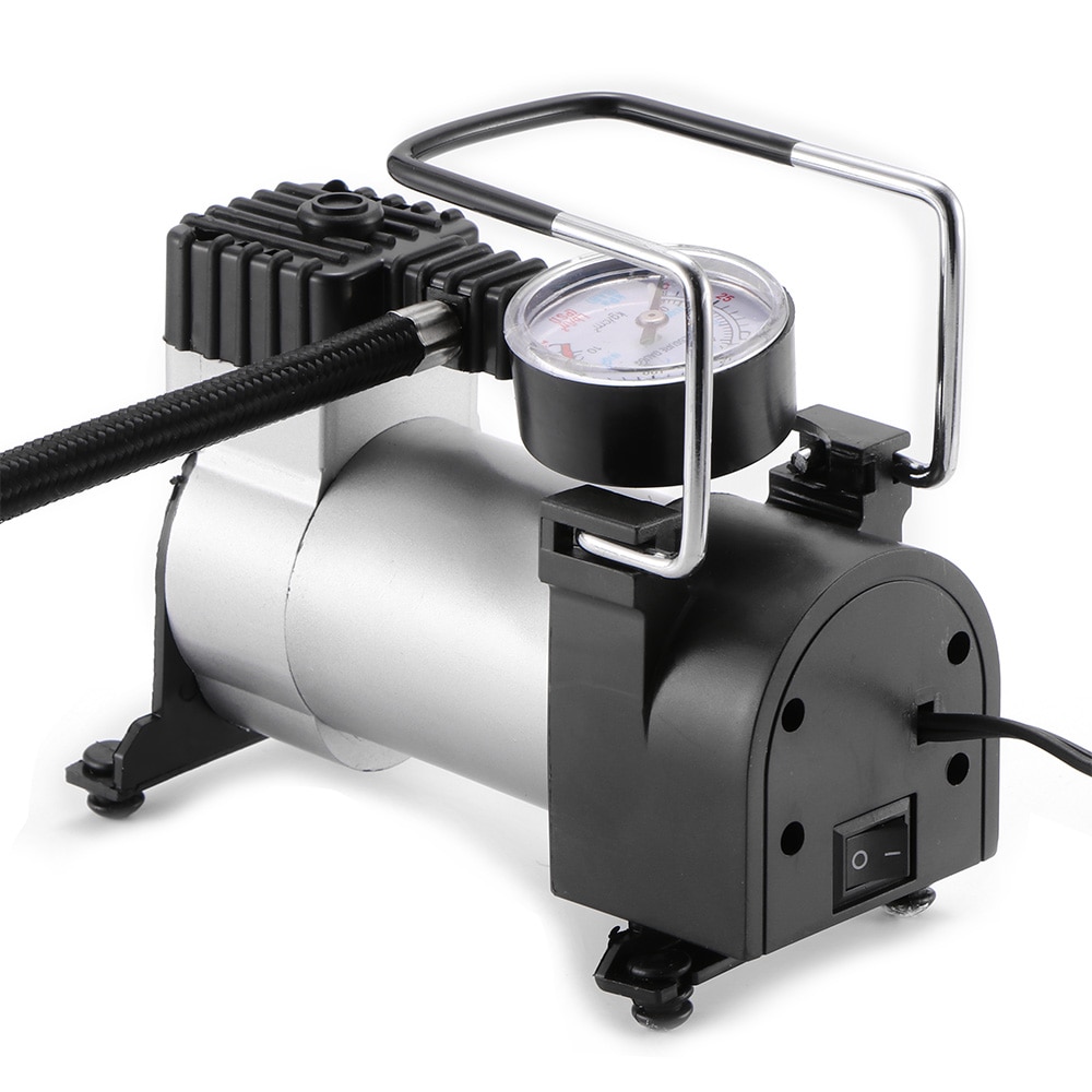 Large Screen Car Tire Inflator Air Pump Portable Mini Tire Inflator Auto Tyre Pump Electric Car Air Compressor 12V Air Inflator