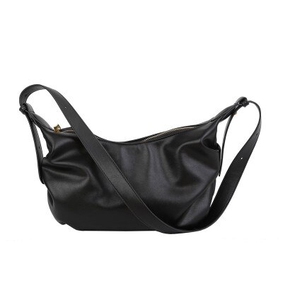 casuale Borsa con tracolla per Le Donne del Sacchetto di Spalla di Grande Capienza Della Borsa e la Borsa Drappo di Viaggio Borse A Tracolla Pacco Petto Femminile: nero spalla borsa