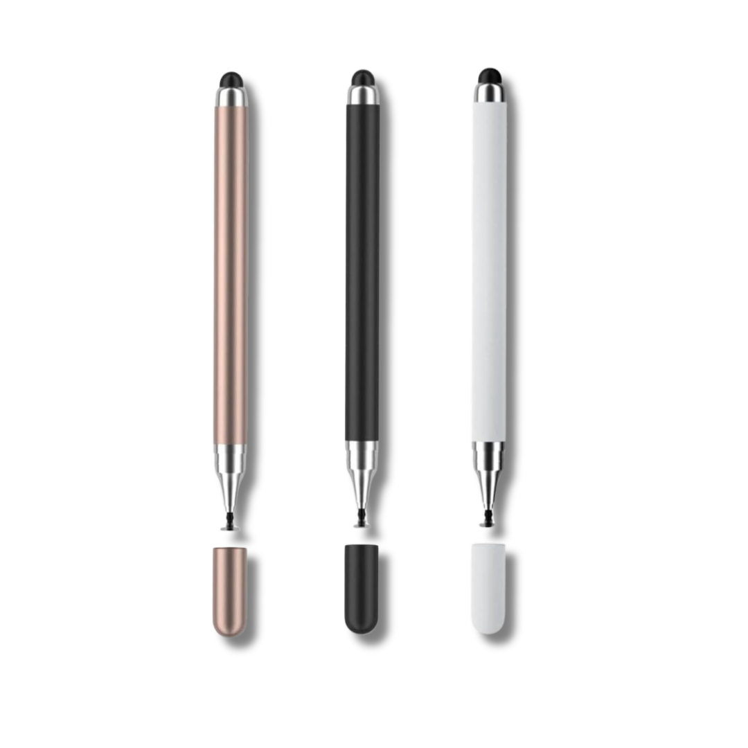 YOUTRADE Dual-Tip Stylus Pen | 2-in-1 Disc & Silicone Head for Phone/Tablet | Palm Rejection & Precision Control