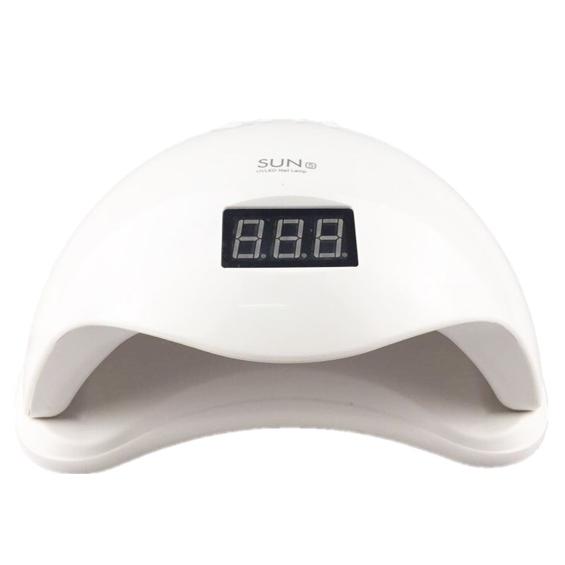 SUN5 Plus 48W Dual Uv Led Nagel Lamp Nagel Droger Gel Polish Curing Licht Met Bodem 30 S/ 60 S Timer Lcd Display