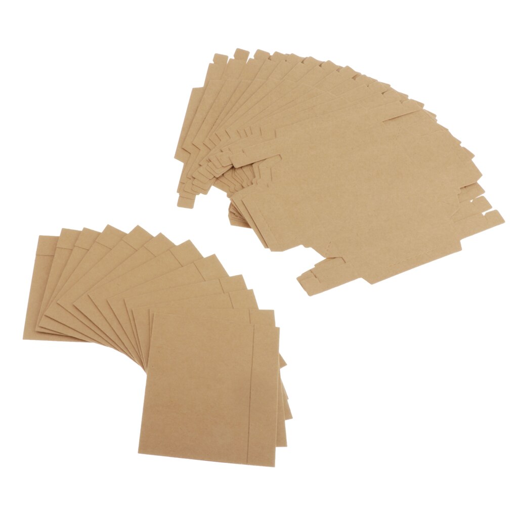 12 pacchetto Collana Anello Scatola di Cartone Scatole di Gioielli origami Piccola Confezione regalo FAI DA TE