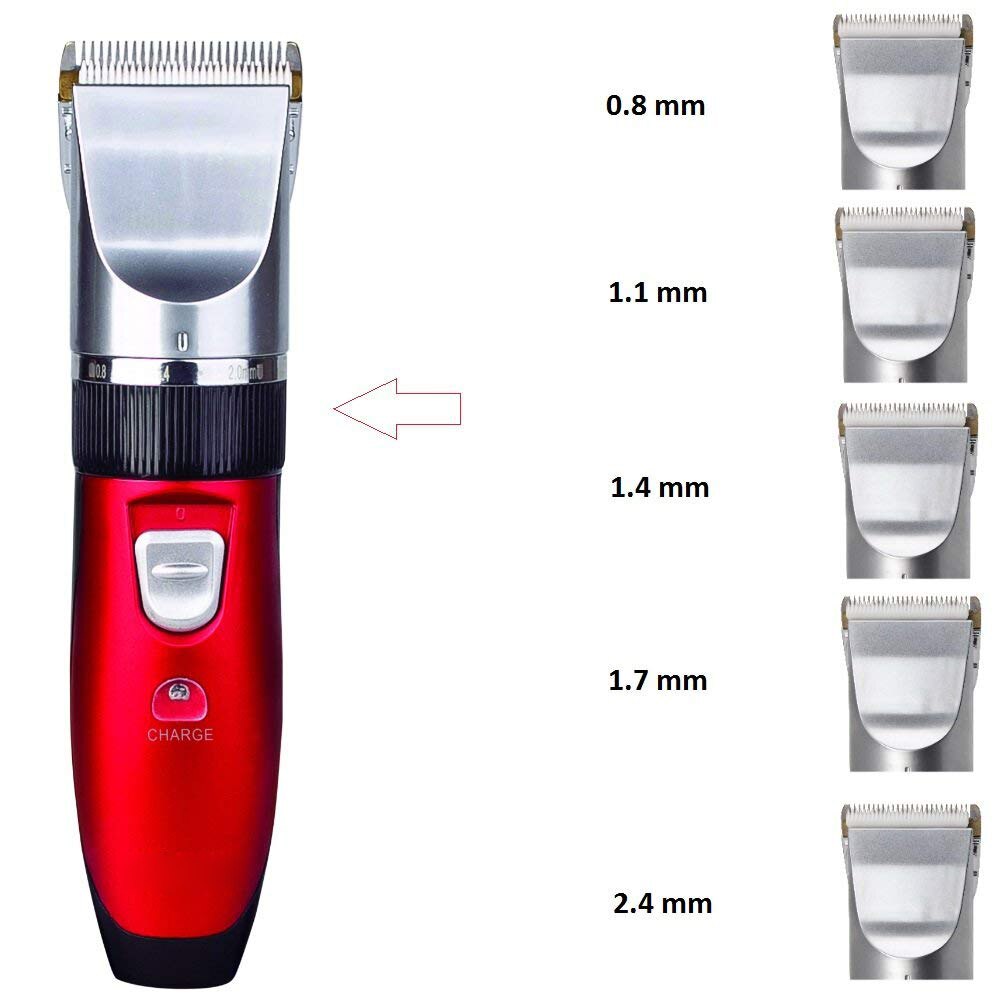 Tondeuse voor #39 , kappers tondeuse, elektrische tondeuse voor heren, oplaadbare ingebouwde kam, draadloze tondeuse