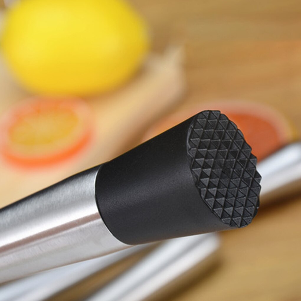 Muddler de cóctel de acero inoxidable, mezclador de Bar, utensilios de Bar, accesorios para cóctel, DIY, Muddler de jugo de fruta, barra de hielo triturado
