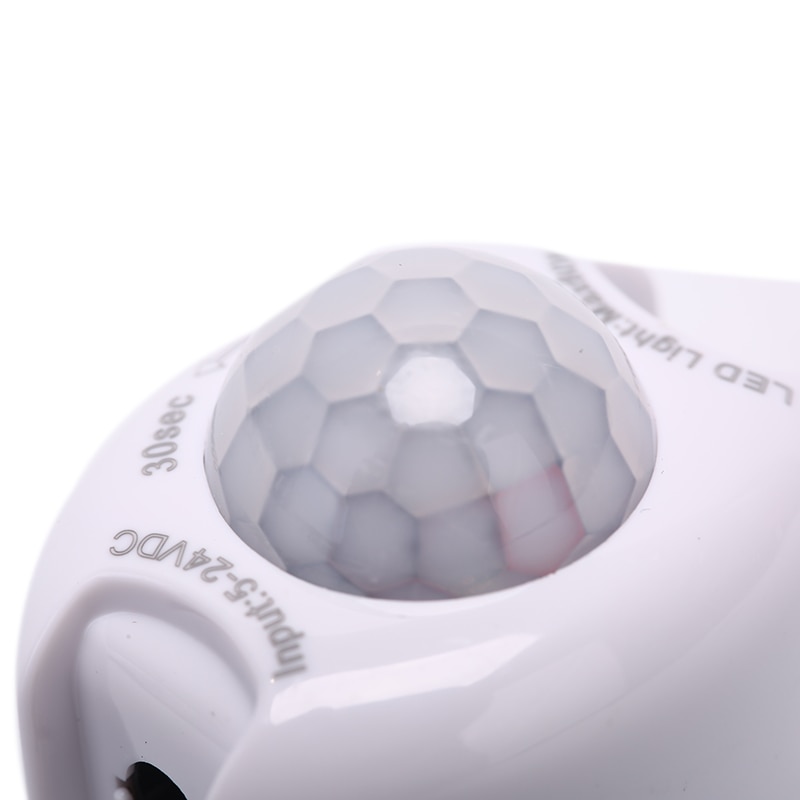 Bevægelsessensor lyskontakt 5v 24v pir bevægelsessensor dc bevægelsesdetektor aktiveret timer automatisk tænd/sluk for led strip