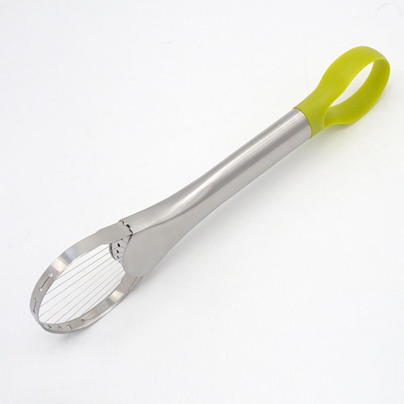 Stainless steel avocado slicer pulp separator avocado butter peeler cutter fruit utensil kitchen gadget