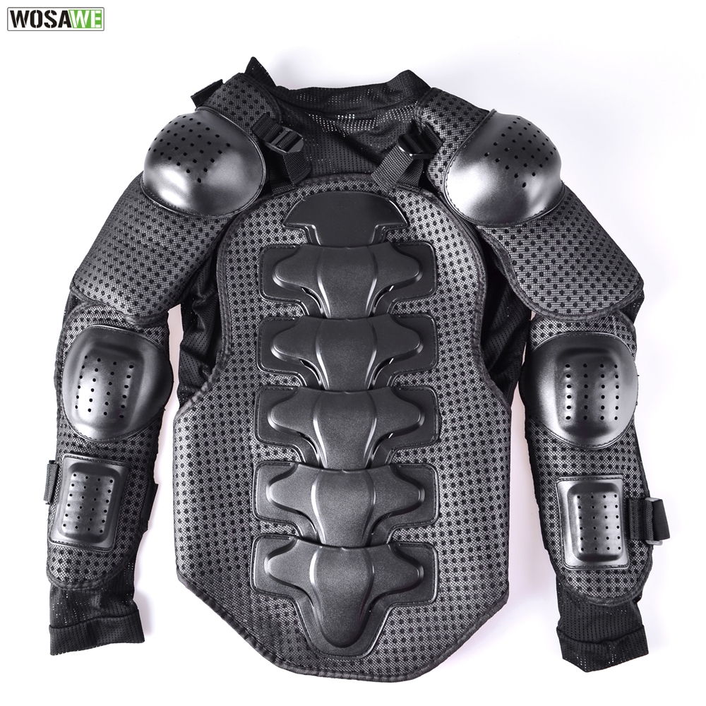 Chaqueta de motocicleta Motocross Racing off-road Body Armor pecho protector espalda columna soporte codo almohadillas Protección deportiva