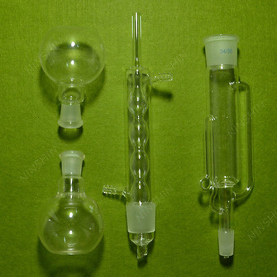 150ml Soxhlet Extractor,the Flask 19/26 Joint,and with Two Flasks