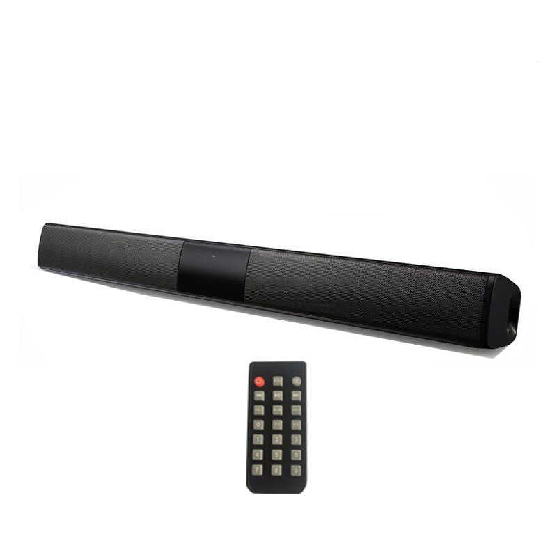 20W Sound Bar Bluetooth Soundbar Column Dual Subwoofers Speaker Home Theater Surround Sound System Hang Wall Built-in 3D Stereo: Default Title