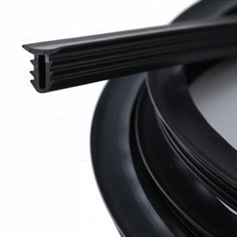 Universal Car Sealing Strip 2M Black Car Dashboard Soundproof Sealing Strip Sound Insulation Auto Sealing Strip