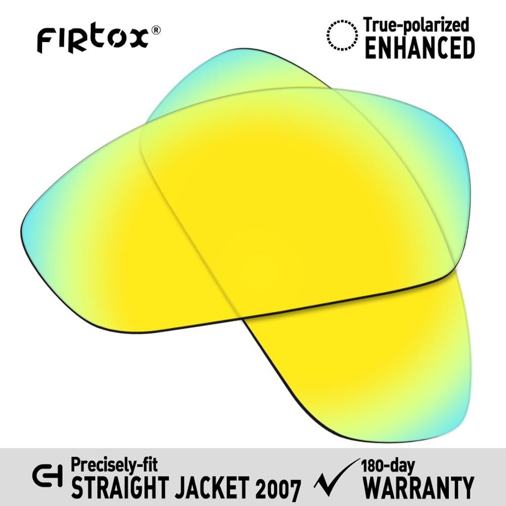 Firtox true  uv400 polariserede linser erstatning for-oakley straight jacket 2007 solbriller (kun kompatibel linse) - flere
