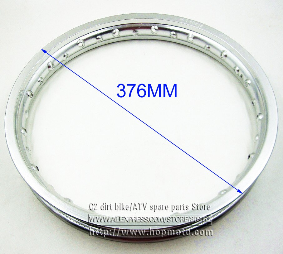 14 tuuman etu motocross 32 -puolaiset reiät pyörännapa ympyrän rengas 1.40 x 14 "metalliseos likapyörä pit -pyörälle ktm crf kayo bse apollo vanteet