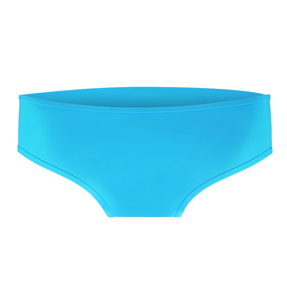 Middle Waist Practical Beach Menstrual Period Soft Silicone Women Panties Non Toxic Leakproof Swimming Solid Elastic Waterproof