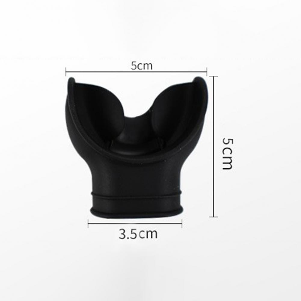 Boquilla de buceo de silicona sin BPA, boquillas subacuáticas para snorkel profundo, regulador de snorkel, accesorios para boquilla