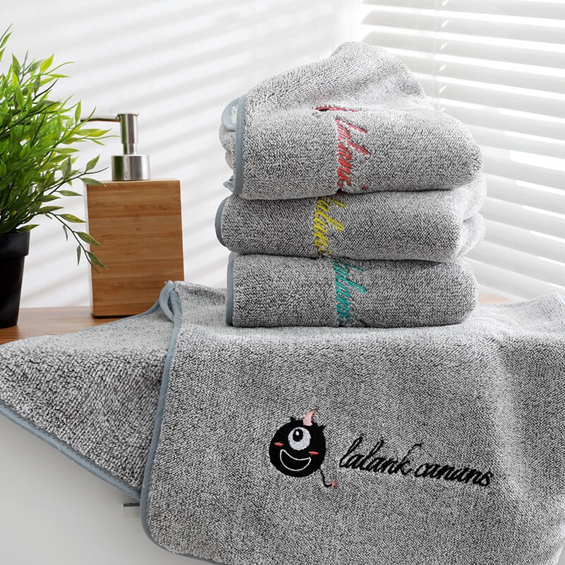 3pcs/set Coral Velvet Towel Set 35x75/70x140cm Super Absorbant Face Bath Towel Home Hotel Quick Dry Bathroom Towel