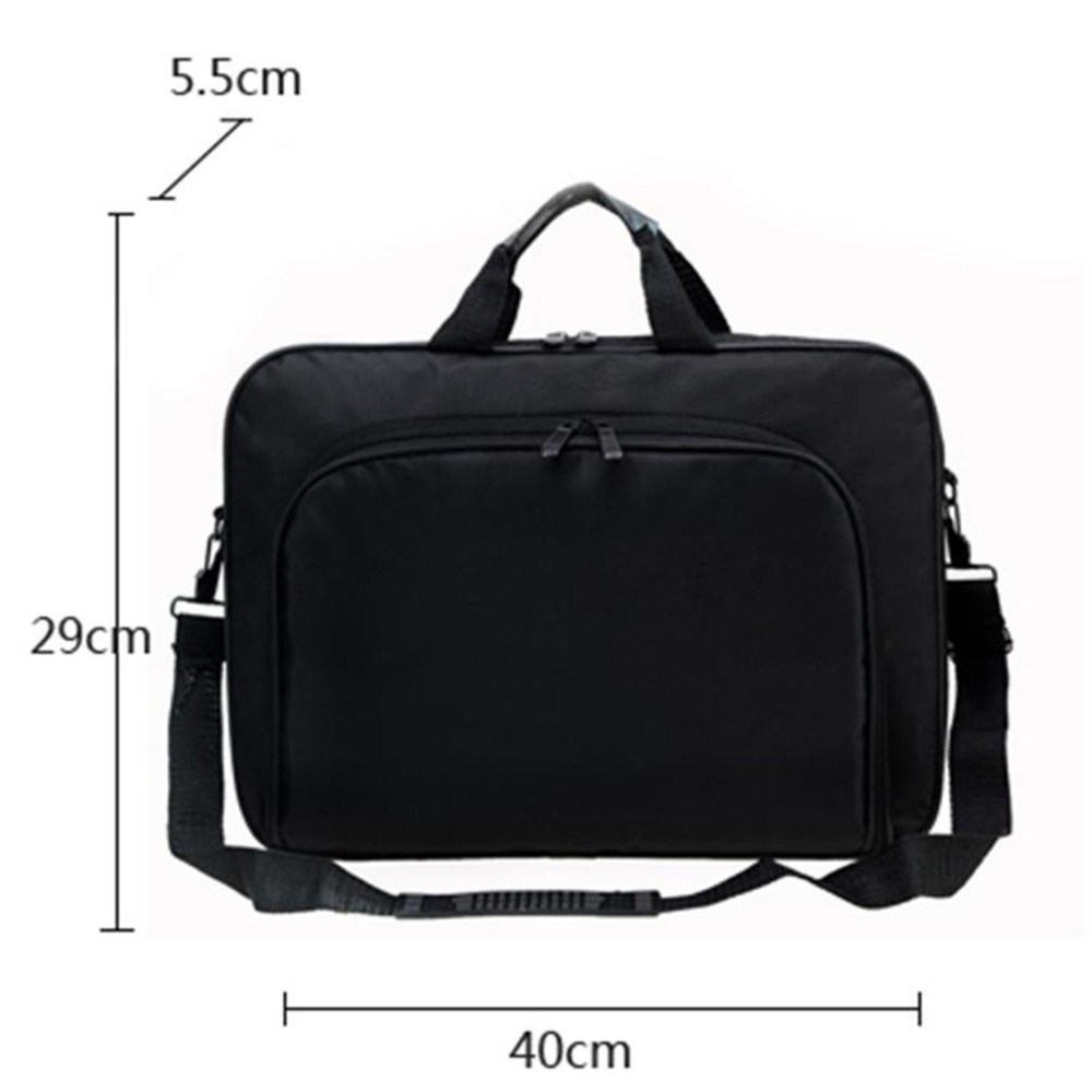 Waterdicht Eenvoudige Mannen Aktetassen Business Nylon Computer Tas Handtassen Draagbare Rits Schouder Laptop Tassen Mannen Schoudertassen