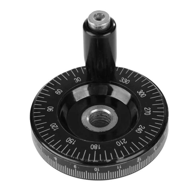 SHGO -63mm Solid Hand Wheel Scale Hand Wheel Mechanical Parts Bakelite Machine Handle Calibrated Handwheel