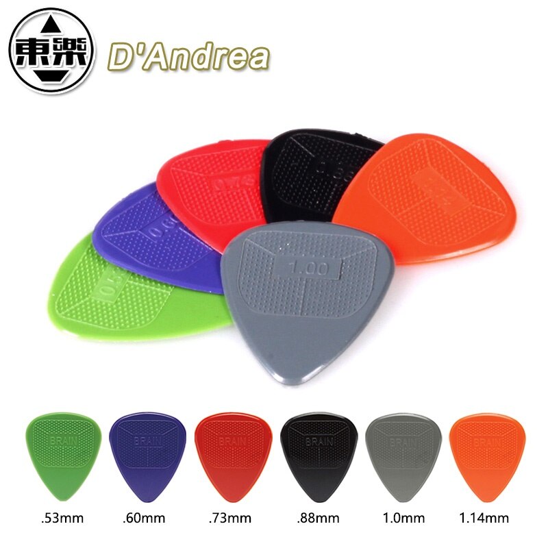 D'andrea snurrande hund hjärna plectrum mediator gitarr nylon pick plectrum mediator, tillverkad i usa