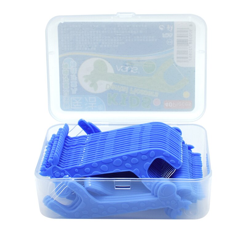 40 Pcs/box Dental Floss Interdental Brush Teeth Stick Toothpicks Tooth Thread Floss Pick Plastic Tooth Picks