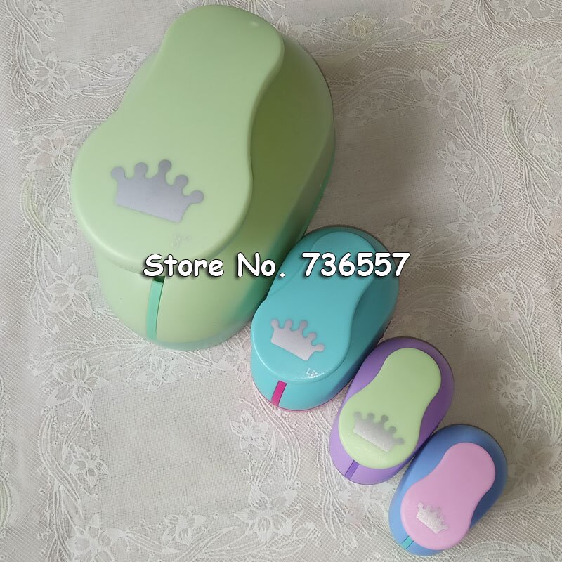 4PCS (3",1.5",1",5/8") Circle craft punch set cortador de papel de scrapbook school paper foam Round hole punches