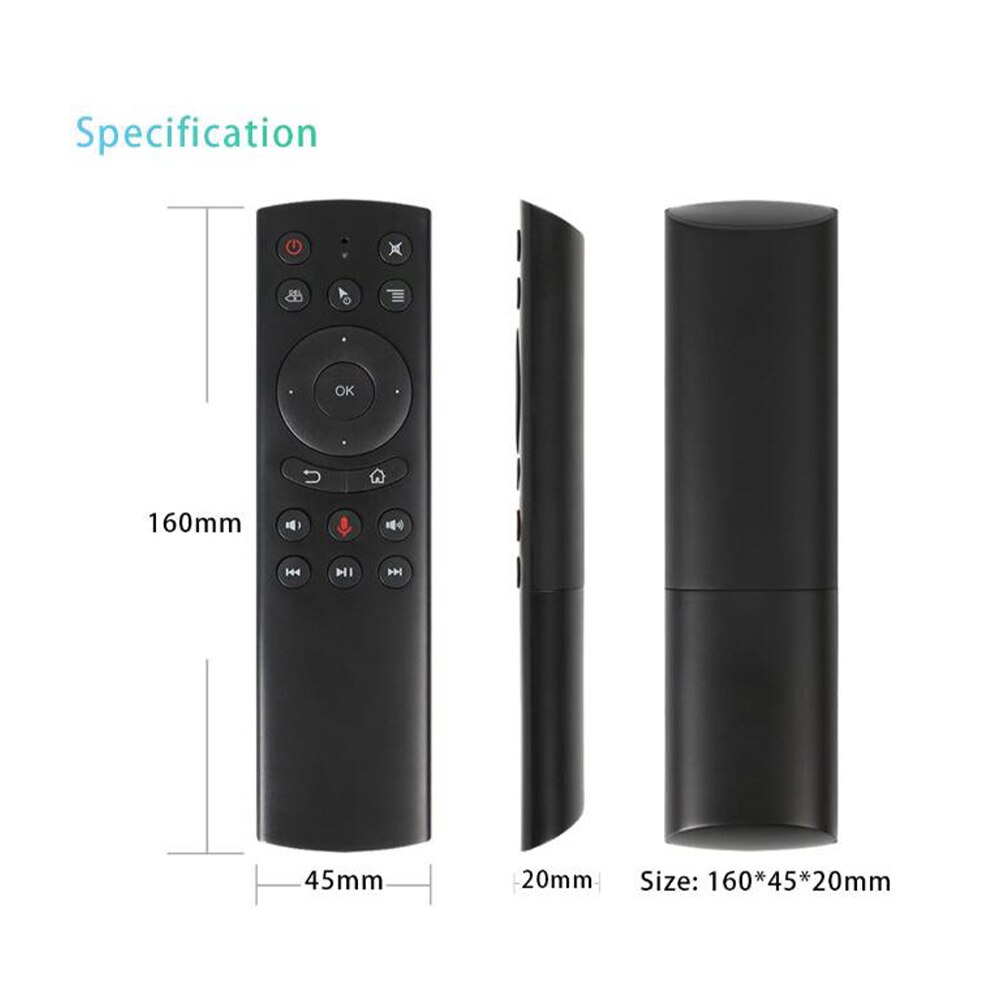 Android TV Box G20/G20S Voice Air Mouse support Googel Voice Search and Assistant Linux Windows