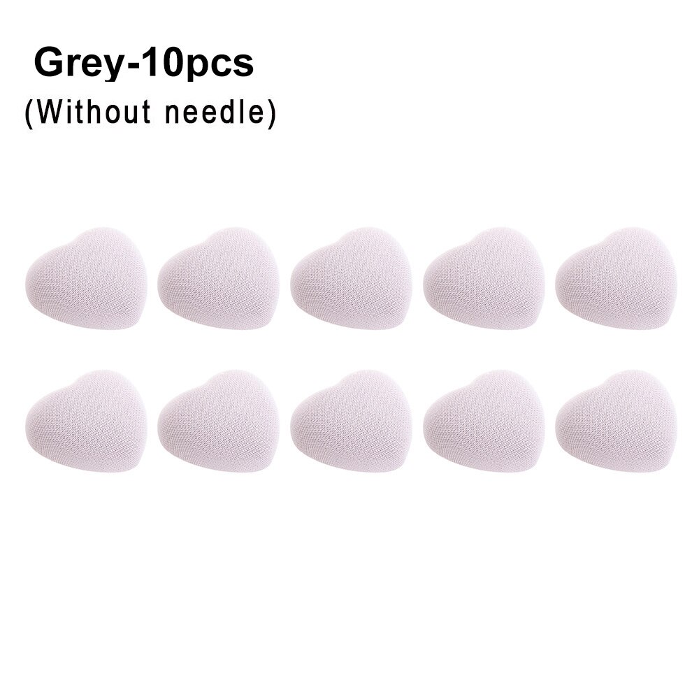 10Pcs Quilt Holder Flower/Heart Shape Non-slip Blanket Clip One Key to Unlock Blankets Cover Fastener Clip Bed Sheet Holder: Heart-Grey