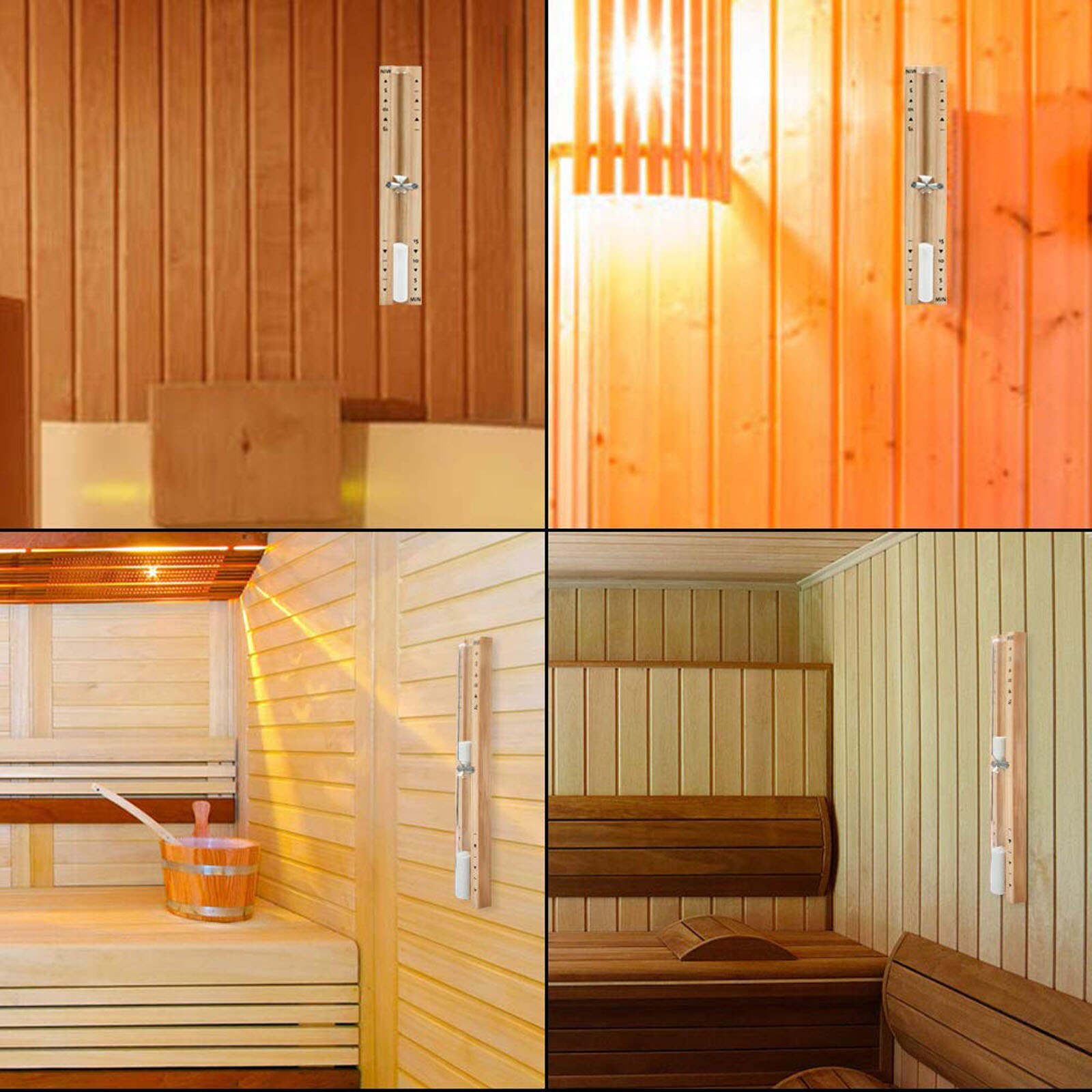 Sauna Timer Sanduhr Sand Uhr Holz Weiß Sand Timer Sanduhr Uhr
