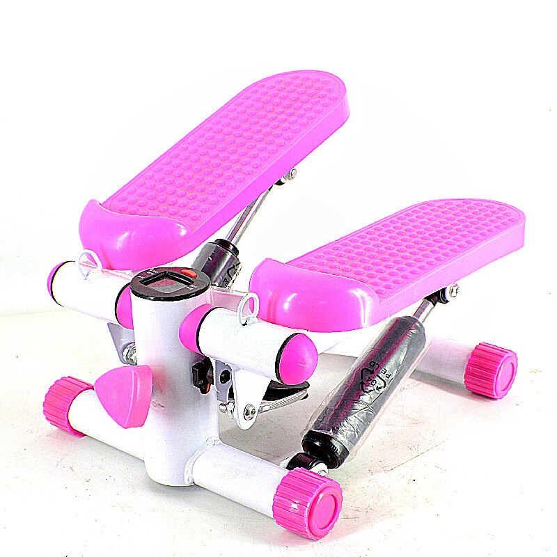 Household Stepper Fitness Equipment Lose Weight legs Slimming Mini Treadmill Steppers Quiet Hydraulic Stair Climbers: Beige