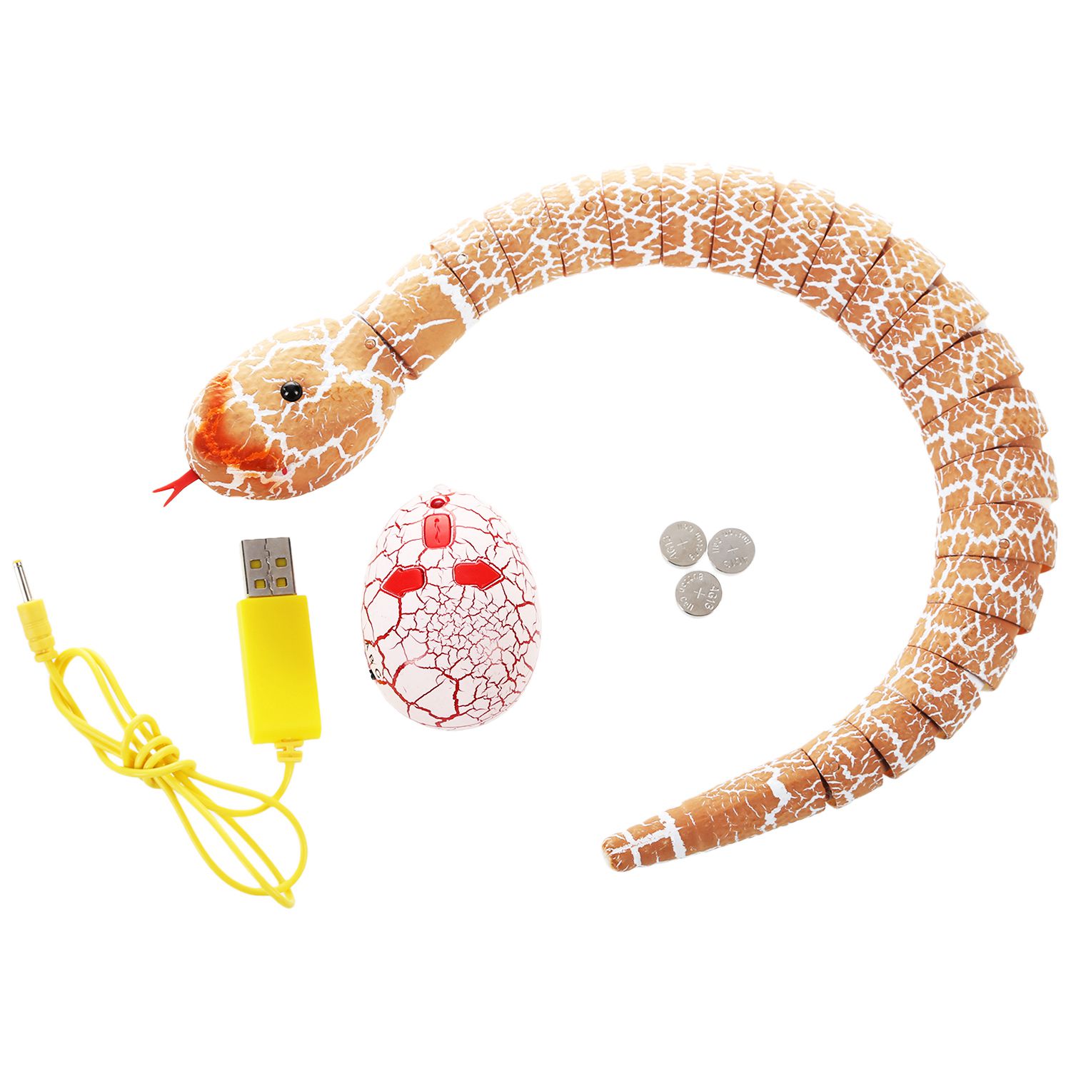Jouet serpent télécommandé rechargeable avec œuf intéressant, jouet radiocommandé pour enfants