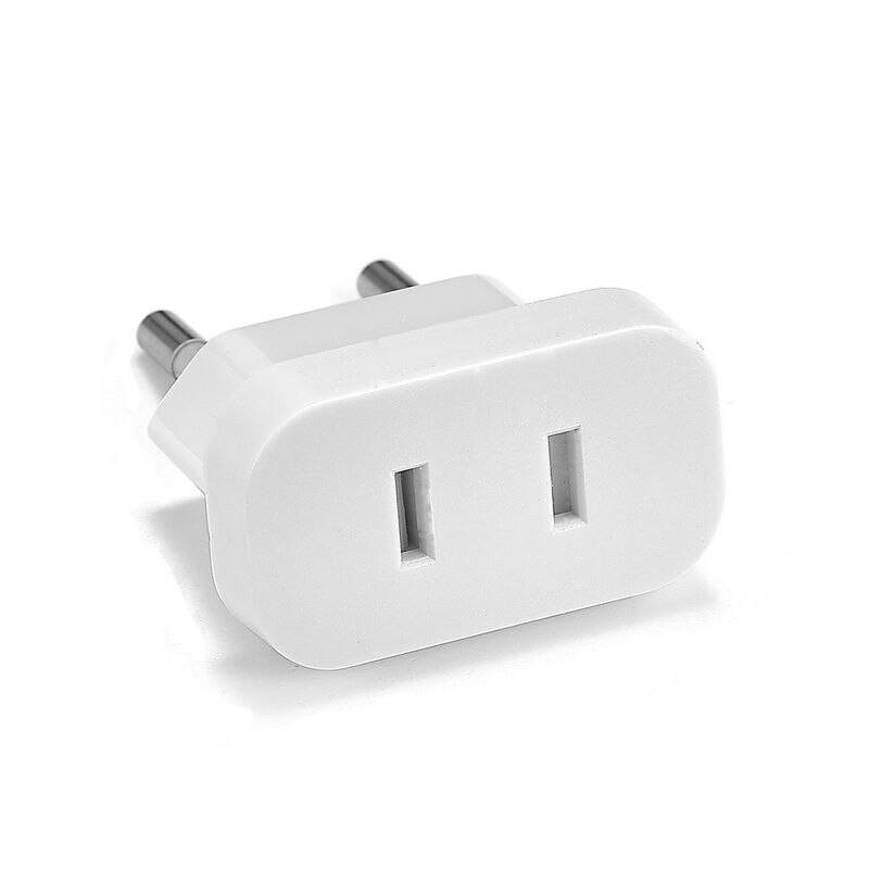 5/10 stk oss til eu støpsel adapter elektrisk adapter eu støpsel omformer kontakter oss kina til eu reiseadapter stikkontakt veggkontakt