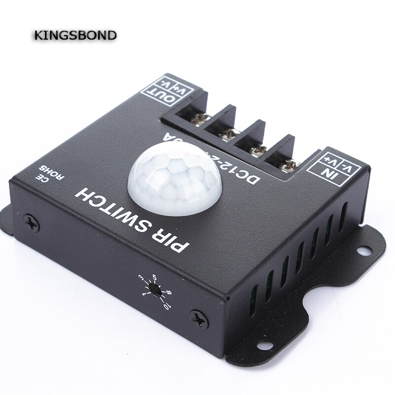 led PIR controller DC 12V/24V 30a Body Infrared PIR Motion Sensor Switch For LED Light Strip Automatic