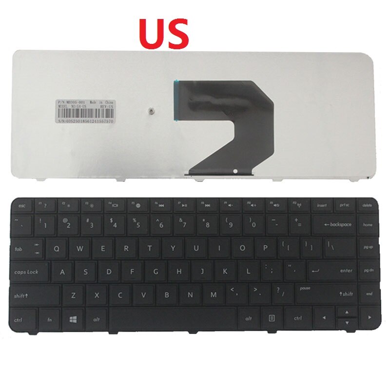Teclado de portátil para HP Pavilion 430, 431, 435, 436, 450, 455, 630, 631, 635, 636, 650, 655, 240, 245, 246, G1, G1,: US