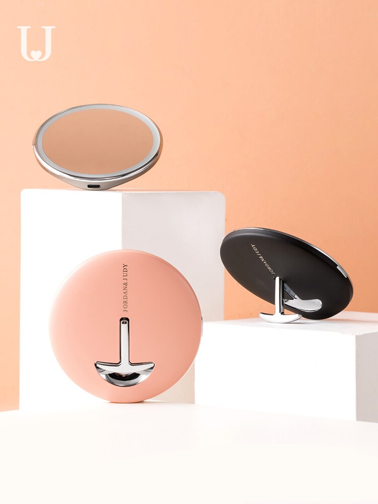 Xiaomi HD espejo de maquillaje con LED Color azul luz espejo cosmético Mini portátil Control táctil Sensing de belleza para la novia