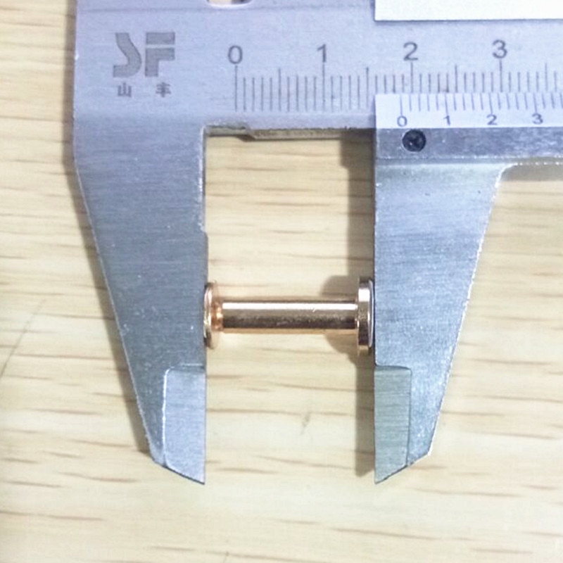 Xunzhe 20 st 5mm/6.5mm/8mm/10mm/15mm bagage läder metall hantverk solid skruv spiknit / remnitar / bokskruvar / klädnit