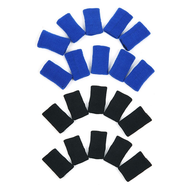 10 Finger Sleeves Support Thumb Brace Protector Breathable Elastic Finger Tape Basketball Ball Tennis Cricket Sport Accessories