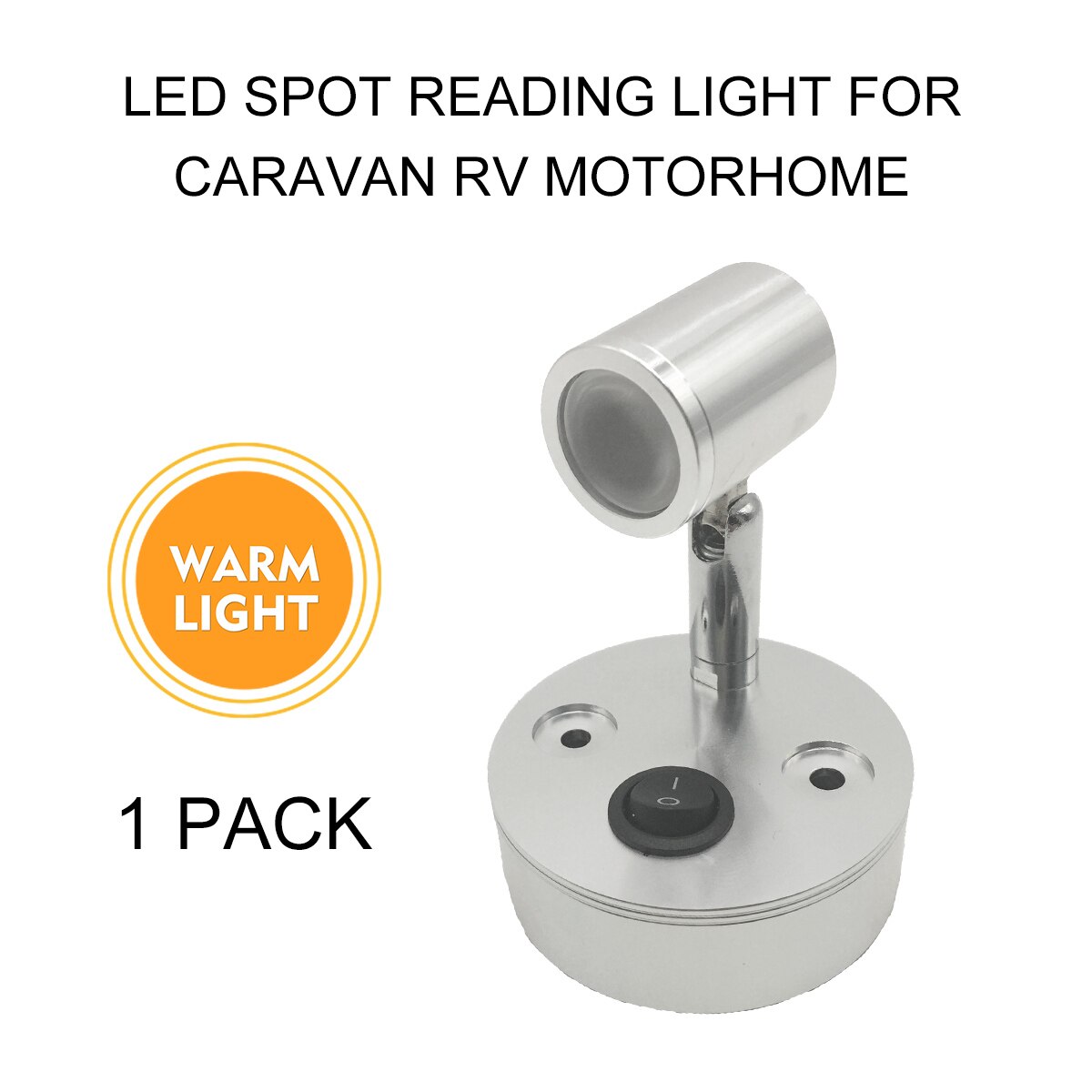 12V Interieur Leeslamp 1W Warm Wit Interieur Bed Licht Led Wandlamp Rv Accessoires Voor Vrachtwagen Caravan auto Rv Camper