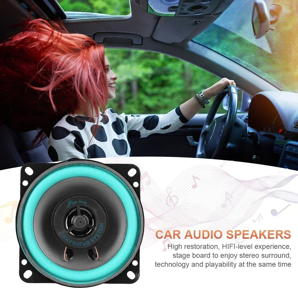 Nuevos altavoces para coche de 4/5/6 pulgadas, Subwoofer Coaxial HiFi, Audio Universal para automóvil, música, rango completo de frecuencia, altavoz estéreo para coche