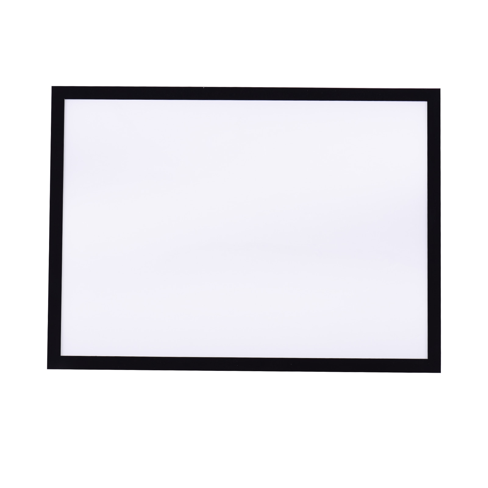 Magnetic File Frame Transparent PVC Document Display Frame for A4 Size Letter Paper Photo Picture Work Schedule: black