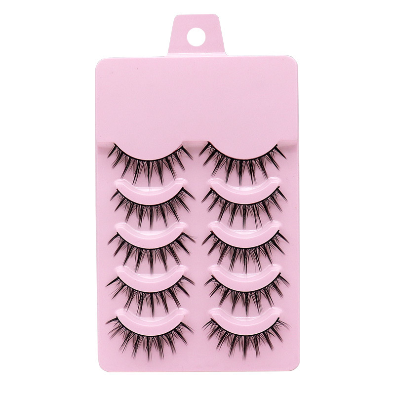 Pestañas postizas japonesas de fantasía, Cosplay del diablo pequeño, extensión de pestañas, maquillaje diario, 5 pares: 12mm