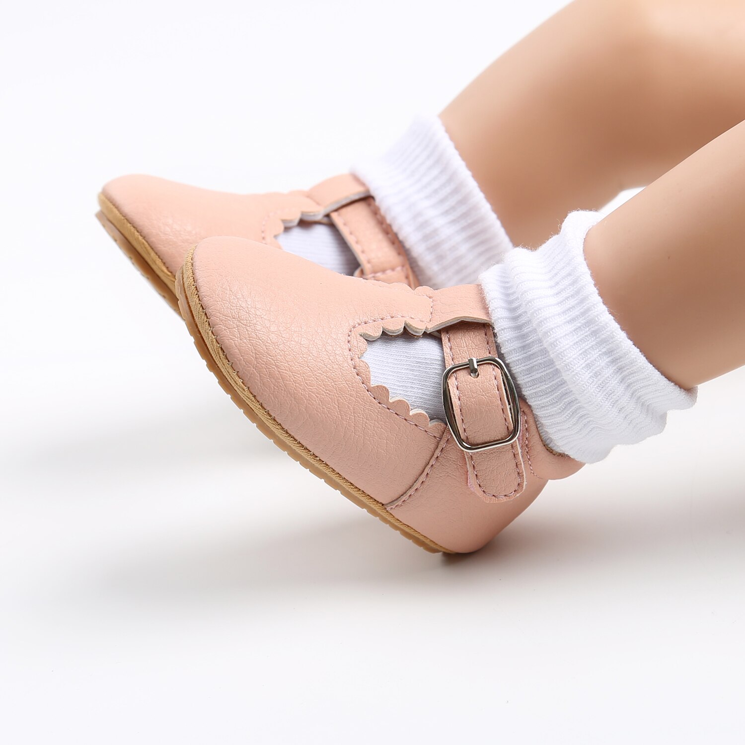 Spring T-bar Baby Shoes Pu Leather Hard Sole Newborn baby Moccasins Shoes infant Leopard baby Prewalker Non-slip Firstwalkers