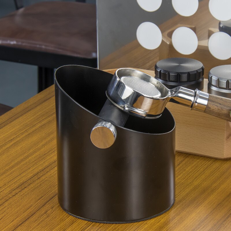 Coffee Knock Box Espresso Grounds Bucket Coffee Slag Dump Bin Container Detachable Waste Knockbox Hand Brewing Cafe Barista Tool