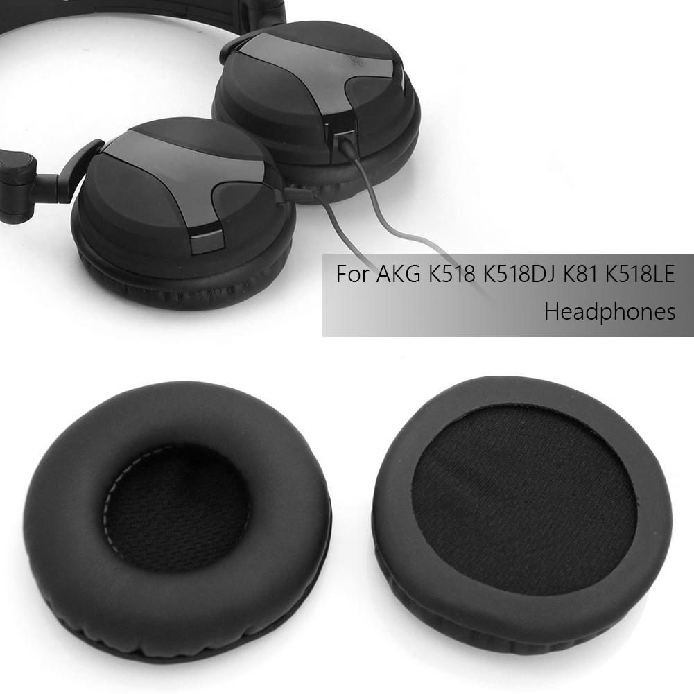 Almohadillas de espuma para auriculares AKG K518, K518DJ, K81, K518LE, 1 par