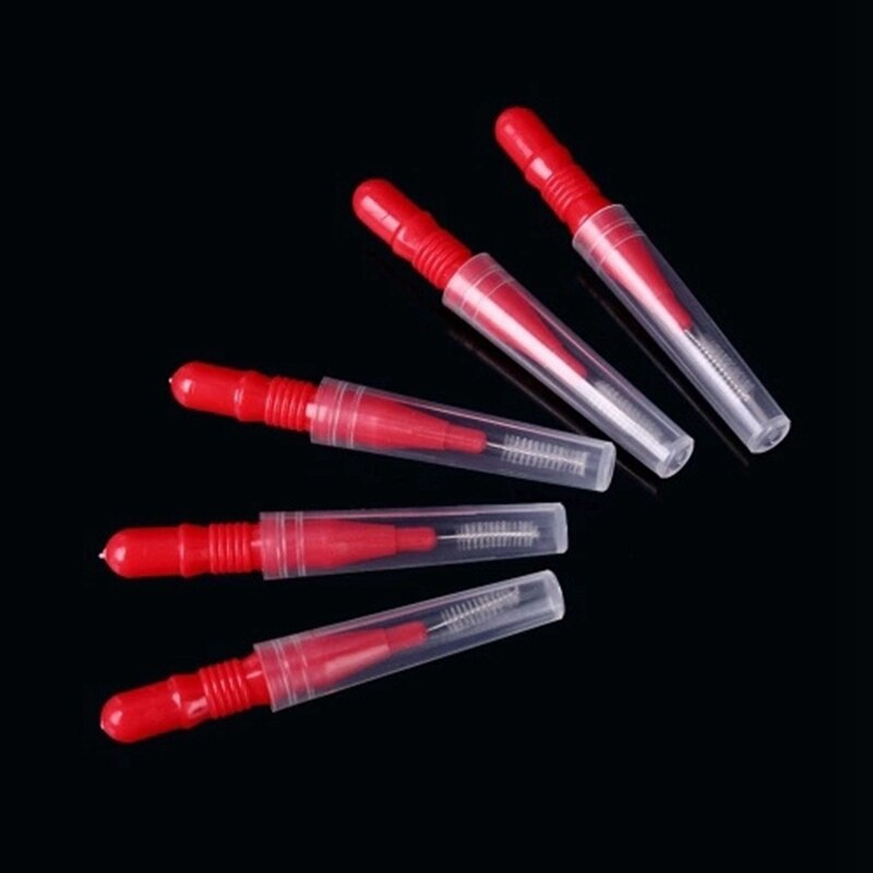 Cepillo Interdental para dientes, palillos suaves, 100 unidades