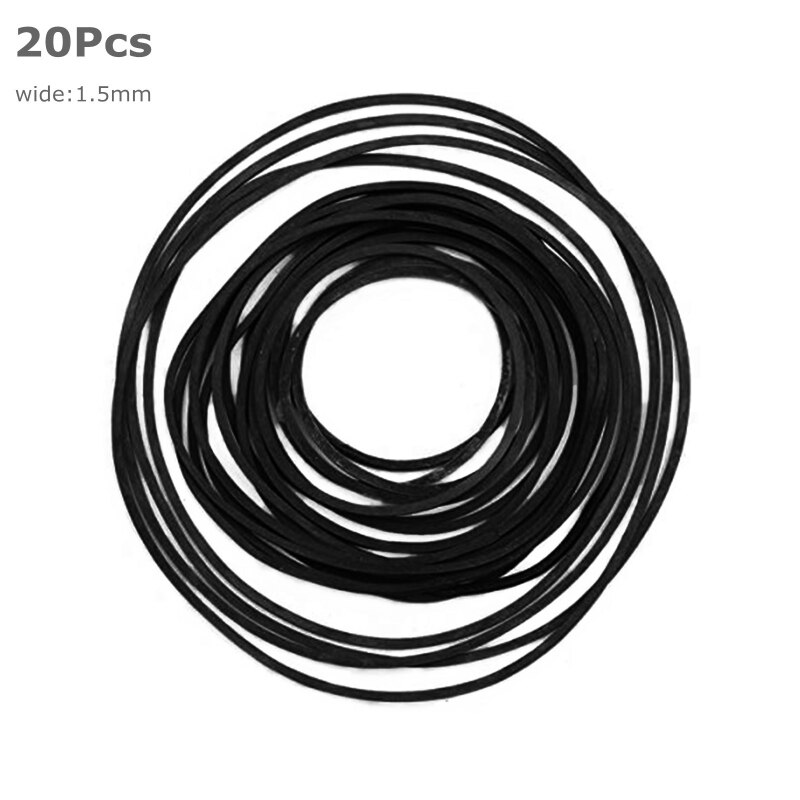 20 unids/pack polea de correa plana de 40-145mm mezcla de cinta de Cassette