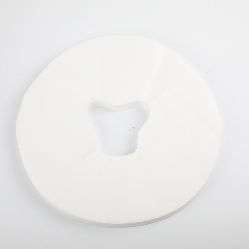 100 pezzi di lettino da massaggio usa e getta cuscini per poggiatesta cuscino per il viso fodera per cuscino massaggio viso culla tavolo poggiatesta coperture: White