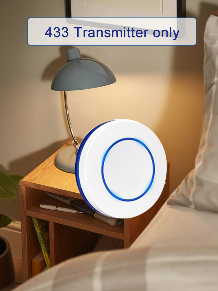 433 MHz Drahtlose Fernbedienung Licht Schalter 220 V 110 V 10A Relais Regler Mini Runde Geschmack Zauberstab Tafel Schalter für LED-Leuchten: bündeln2