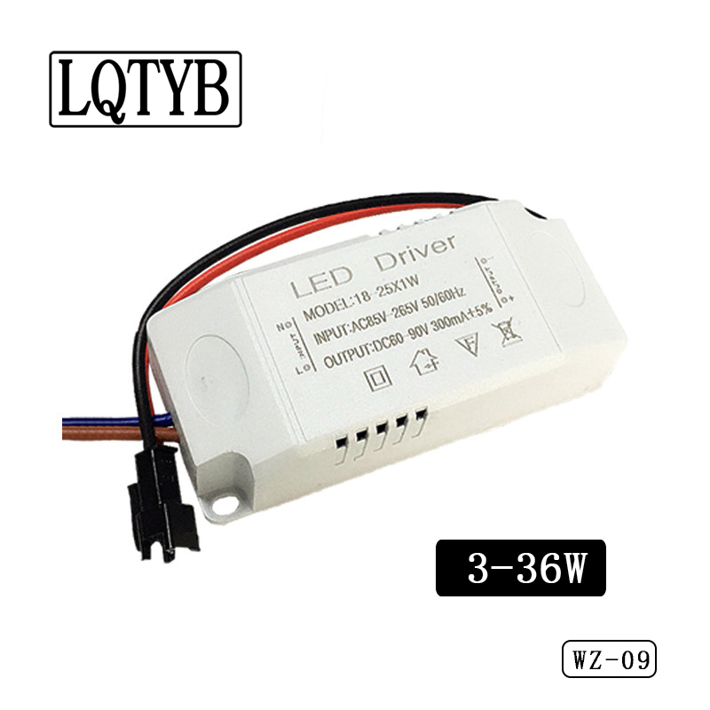 2 high-power LED driving power supplies Ceiling lamp spotlight driving power 3-36W isolated power supply