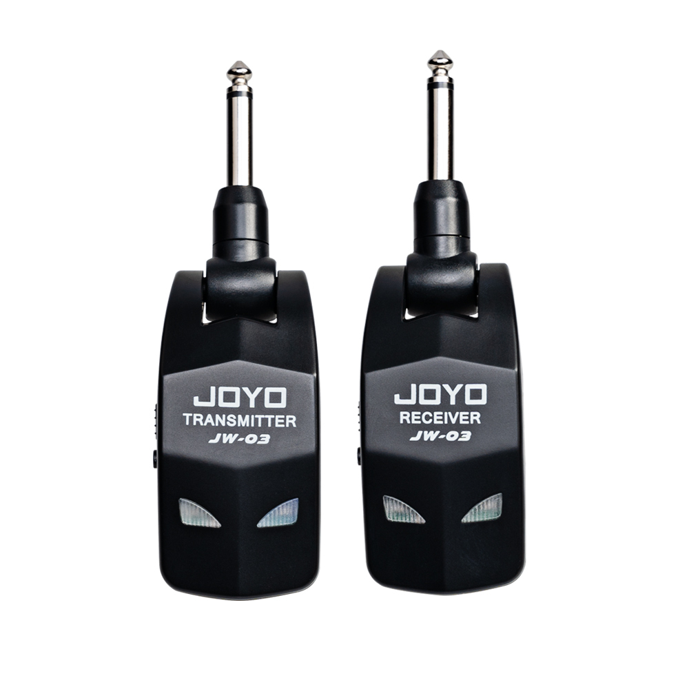 JOYO JW-03 Wireless Guitar System 2.4G 4 Channels Rechargeable Wireless Transmitter Receiver for Electric Guitar Bass Amplifier: Default Title