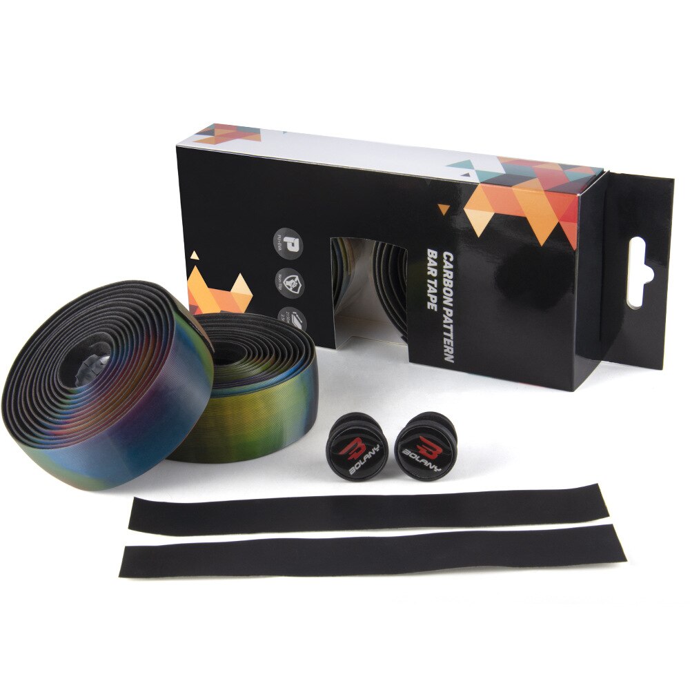 ! Viaron 5D Gradiënt Bar Tape Racefiets Pu Binding Band Schokdemper Zweet-Absorberende Fiets Bar Tape
