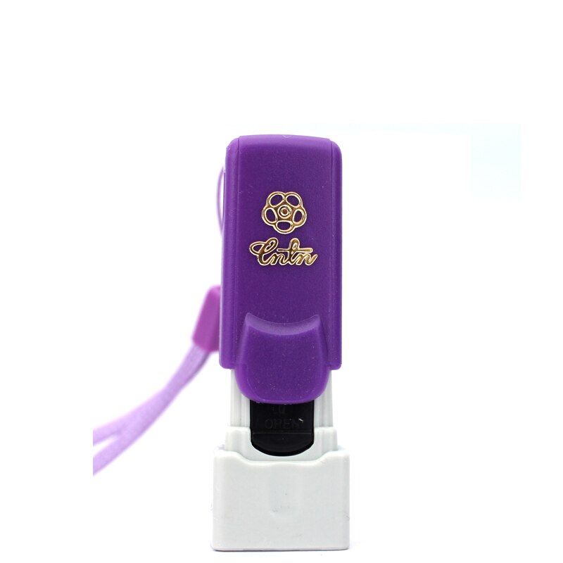 Personal Nurse Name Stamp Handwritten Signature Stamp Lettering Personality Art Signature Steal Private Production 5: Lanyard purple